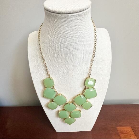 Kate Spade Shaken Not Stirred Necklace Green Statement Jewelry Preppy Designer - Picture 10 of 10
